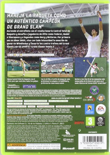 Playstation Grand Slam Tennis 2 - Videojuego de Tenis con Jugadores Legendarios, Realismo en Pistas Auténticas y Modo Carrera de 10 Años Playstation Grand Slam Tennis 2 - Videojuego de Tenis con Jugadores Legendarios, Realismo en Pistas Auténticas y Modo Carrera de 10 Años